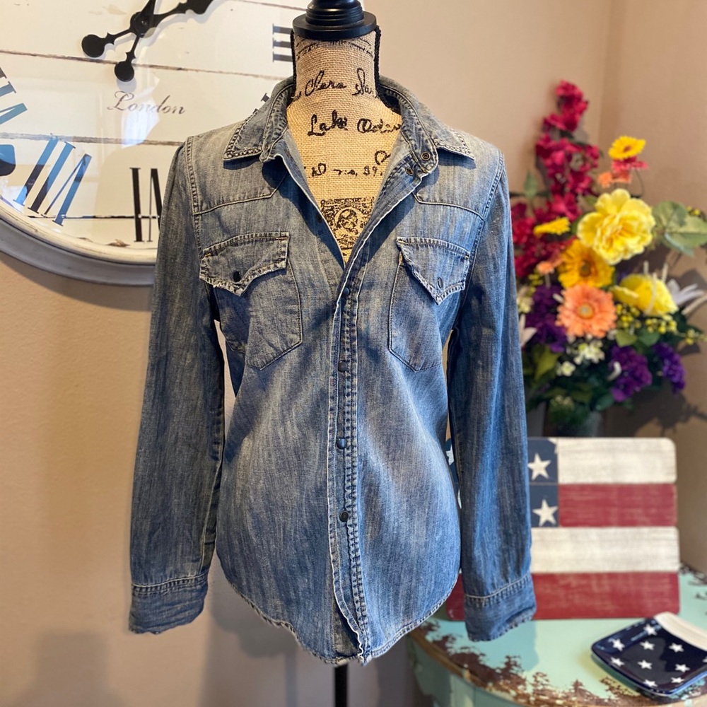 Madewell denim shirt